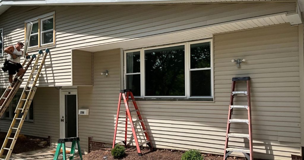 Prepping-For-Window-Replacements-in-East-Stroudsburg-PA