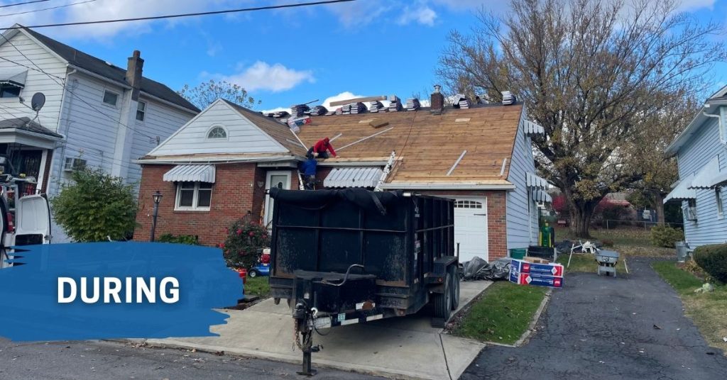 During-Roof-Replacement-Project-In-Old-Forge-PA